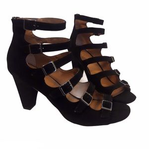 Franco Sarto Strappy Suede Heel, Chrissy, Sz 11M